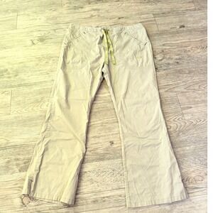 IguanaMed Style 5500 Women XL Khaki Tan Scrub Pants Elastic Waist Drawstring